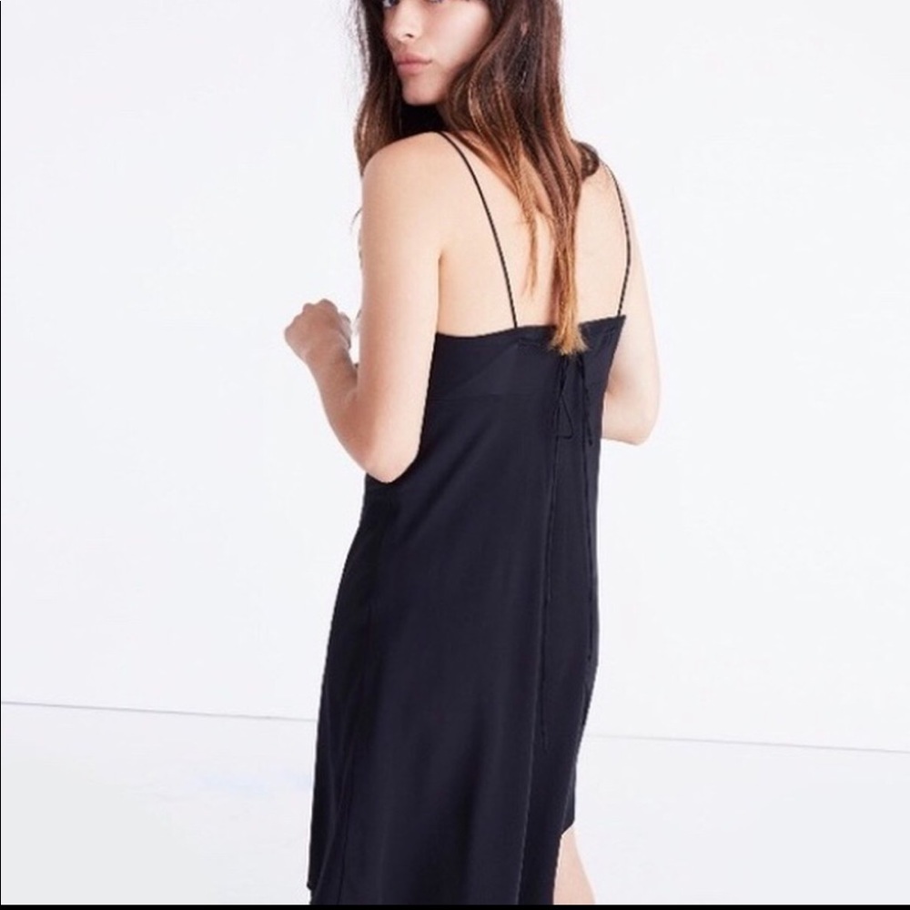 Madewell Silk Slip Dress - Picture 2 of 7